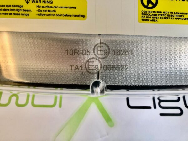 LED Minibar 12/24V, ECE R65, R10, IP56, 15 x Flash Patterns, Pole Mount, Clear Lens, Amber Light - Image 4